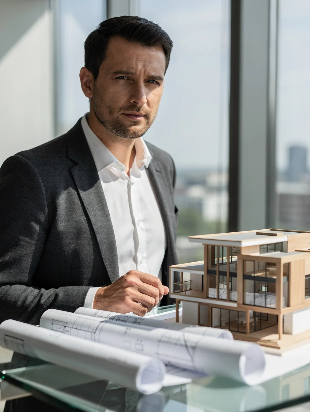 Portrait of Marcus Thorne, Managing Partner