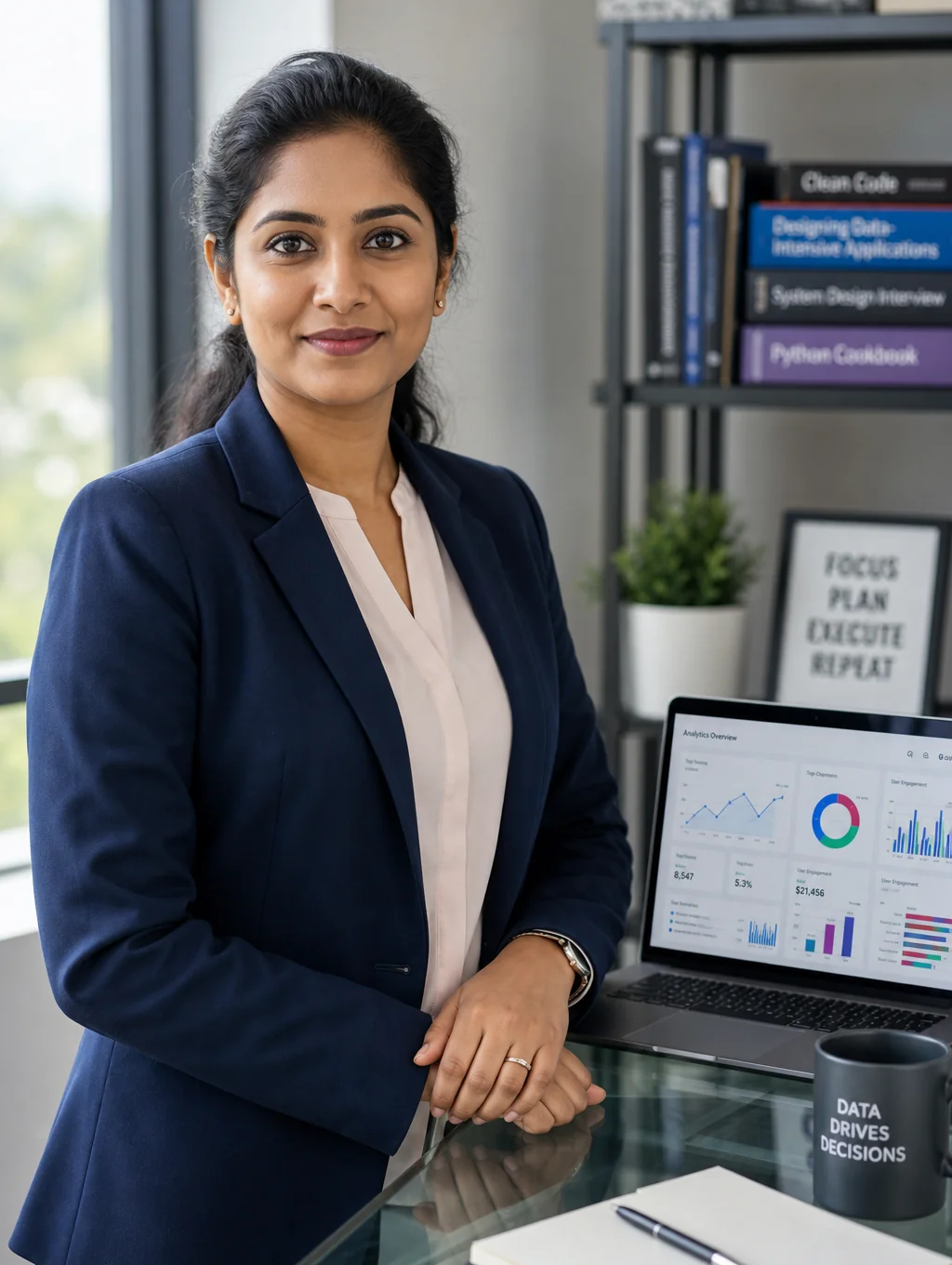 Portrait of Priya Sharma, Workflow Strategist